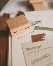 Load image into Gallery viewer, Pahinga : Wooden Rubber Stamp Collection

