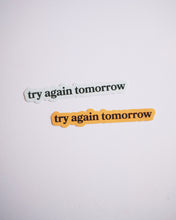 Load image into Gallery viewer, Try Again ✧ Mini Sticker Flakes
