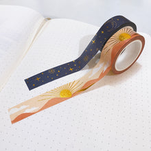 Load image into Gallery viewer, Celestial Gold Foil Washi Tapes: Solar Power &amp; Cosmos
